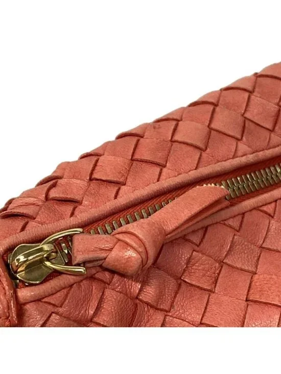Bottega Veneta Handbag Intrecciato Pink Leather - Picture 11 of 15